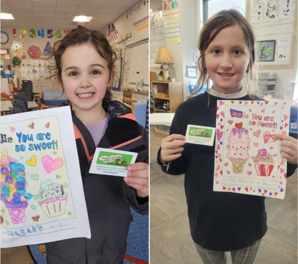 Valentine's Day Coloring Contest Winners